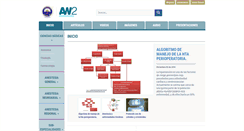 Desktop Screenshot of anestesiaweb2.com
